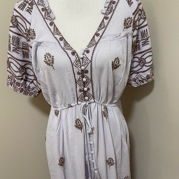 New Free people Riley Embroidered Maxi Dress size S
Light purple gray $188 - Picture 6 of 11